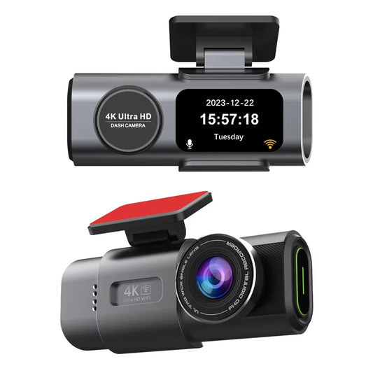dash cam 4K compacte pour sécurité et enregistrement de conduite