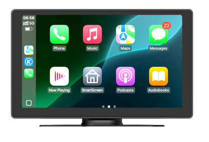 Autoradio Multimédia Écran Tactile avec Apple CarPlay & Android Auto – GPS Bluetooth Universel